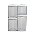 4 Pieces Containers Plastic Sealed Airtight